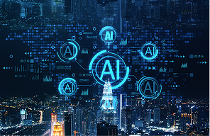 AI nodes mapping brand entities across a connected digital network