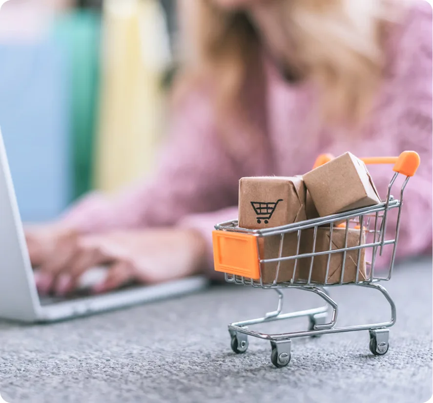 Online shopper checking out on a Magento store that has outgrown its original build